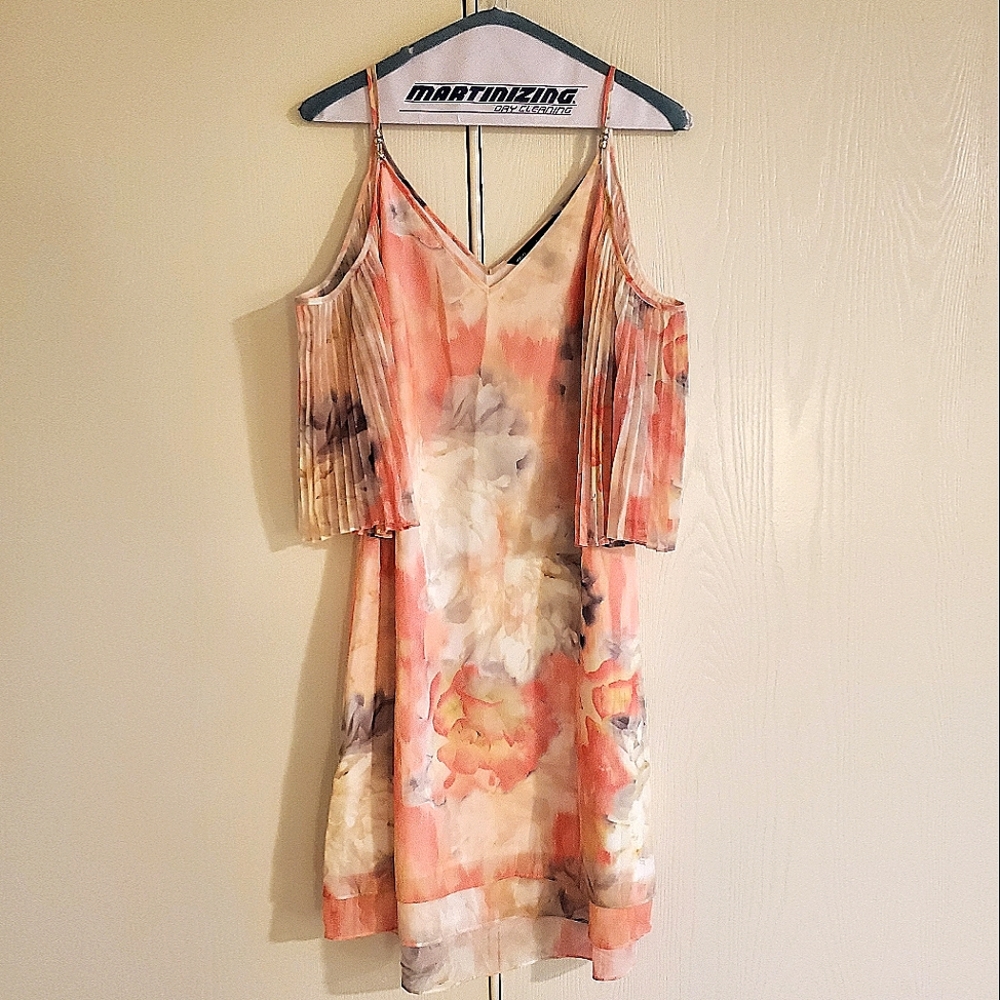 WHBM Pink flowy dress